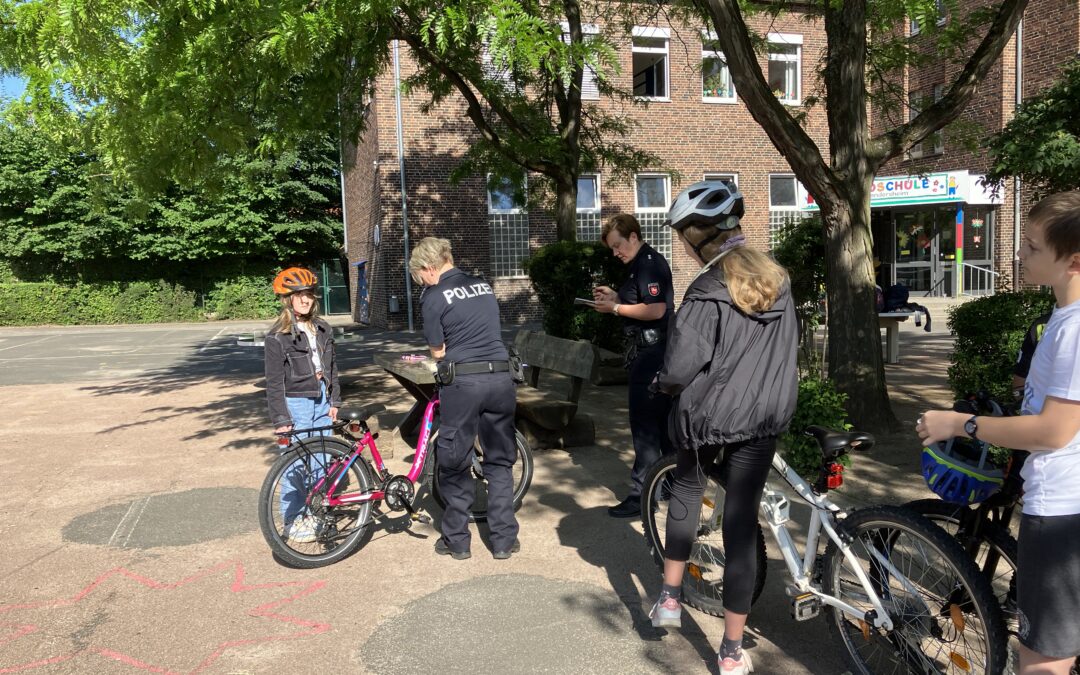 Radfahrprüfung der 4. Klassen